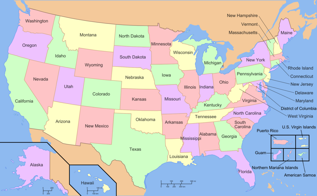 geography of the united states